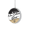 New Orleans Saints NFL Bottlecap Sign Ornament