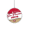 San Francisco 49ers NFL Bottlecap Sign Ornament