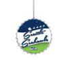 Seattle Seahawks NFL Bottlecap Sign Ornament