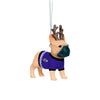 Baltimore Ravens NFL French Bulldog Wearing Sweater Ornament