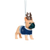 Dallas Cowboys NFL French Bulldog Wearing Sweater Ornament