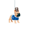 Indianapolis Colts NFL French Bulldog Wearing Sweater Ornament