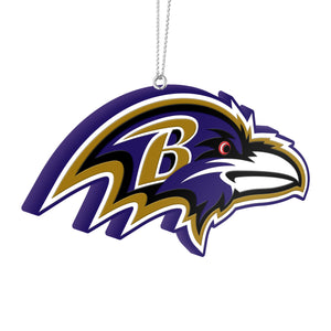 Baltimore Ravens NFL Holiday Cheer Logo Ornament