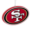 San Francisco 49ers NFL Holiday Cheer Logo Ornament