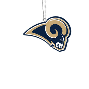 Los Angeles Rams NFL Holiday Cheer Logo Ornament