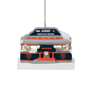 Chicago Bears NFL Light Up Diner Ornament