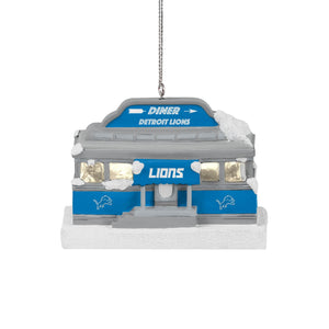 Detroit Lions NFL Light Up Diner Ornament