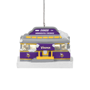 Minnesota Vikings NFL Light Up Diner Ornament