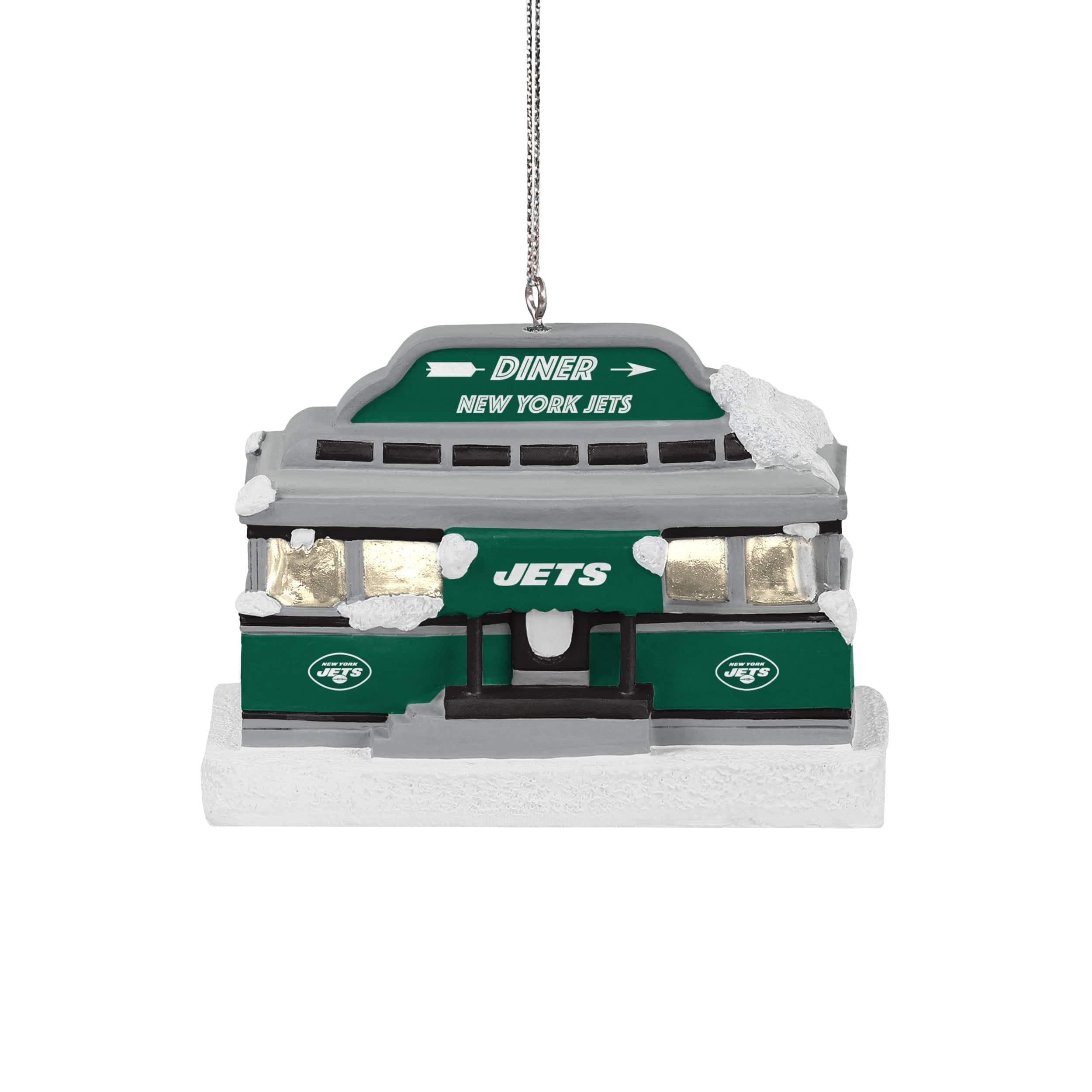 New York Jets NFL 2 Pack Flat Metal Truck Ornaments