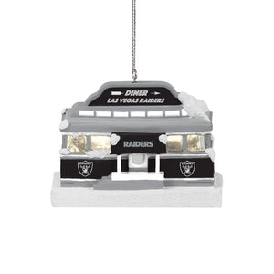 Las Vegas Raiders NFL Light Up Diner Ornament