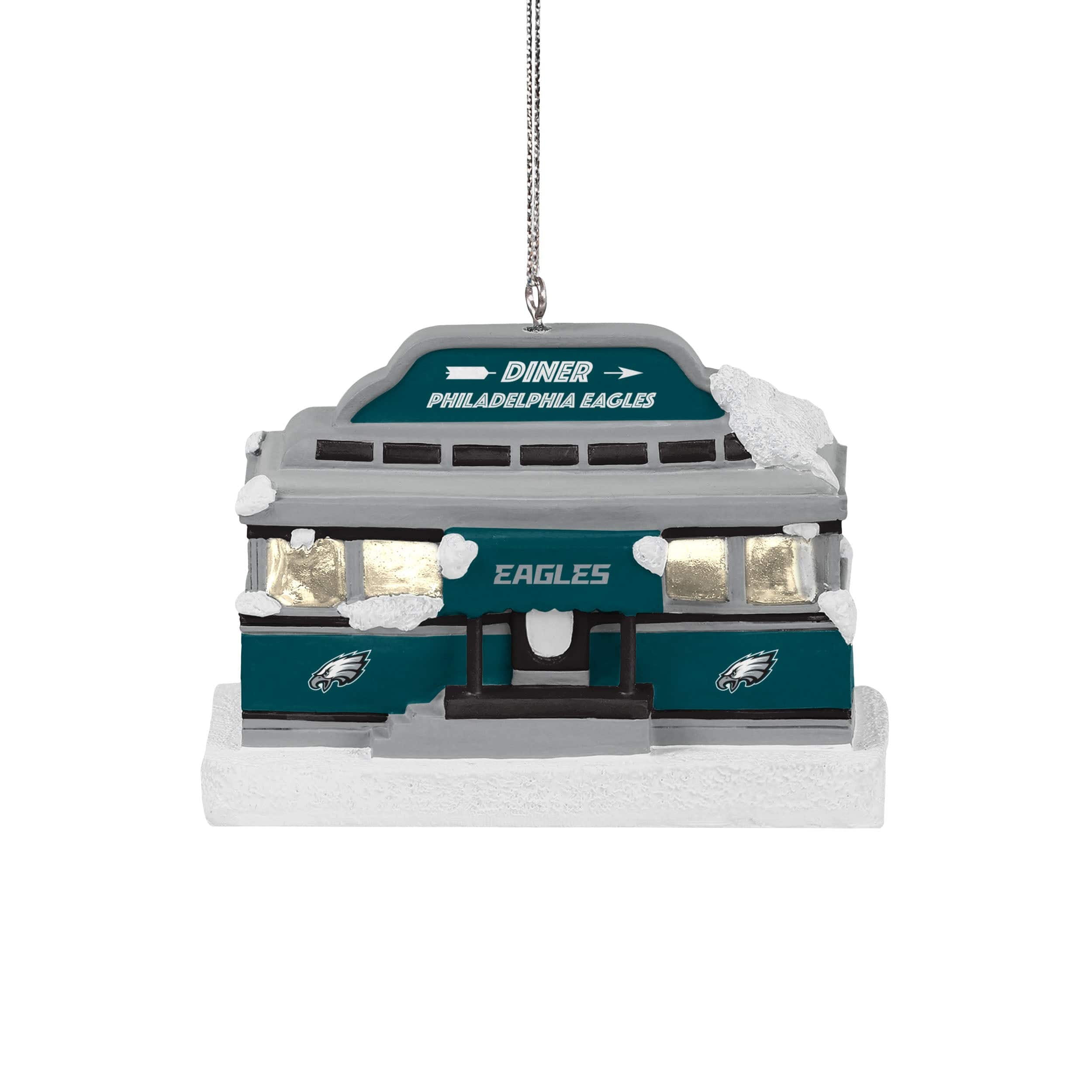 NFL Philadelphia Eagles Illuminated Talking Santa Tabletop Centerpiece