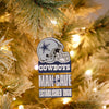 Dallas Cowboys NFL Mancave Sign Ornament