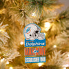 Miami Dolphins NFL Mancave Sign Ornament