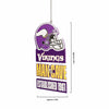 Minnesota Vikings NFL Mancave Sign Ornament