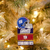 New York Giants NFL Mancave Sign Ornament