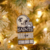 New Orleans Saints NFL Mancave Sign Ornament