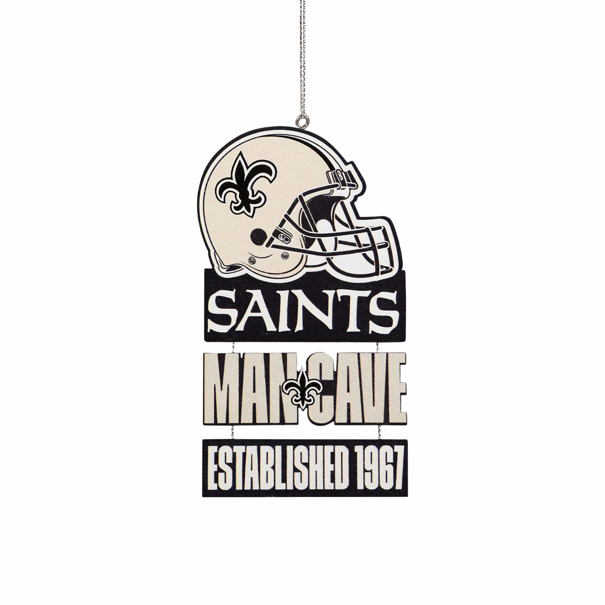 NFL Football New Orleans Saints Helmet Christmas Ornament 