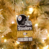 Pittsburgh Steelers NFL Mancave Sign Ornament