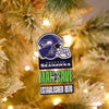 Seattle Seahawks NFL Mancave Sign Ornament