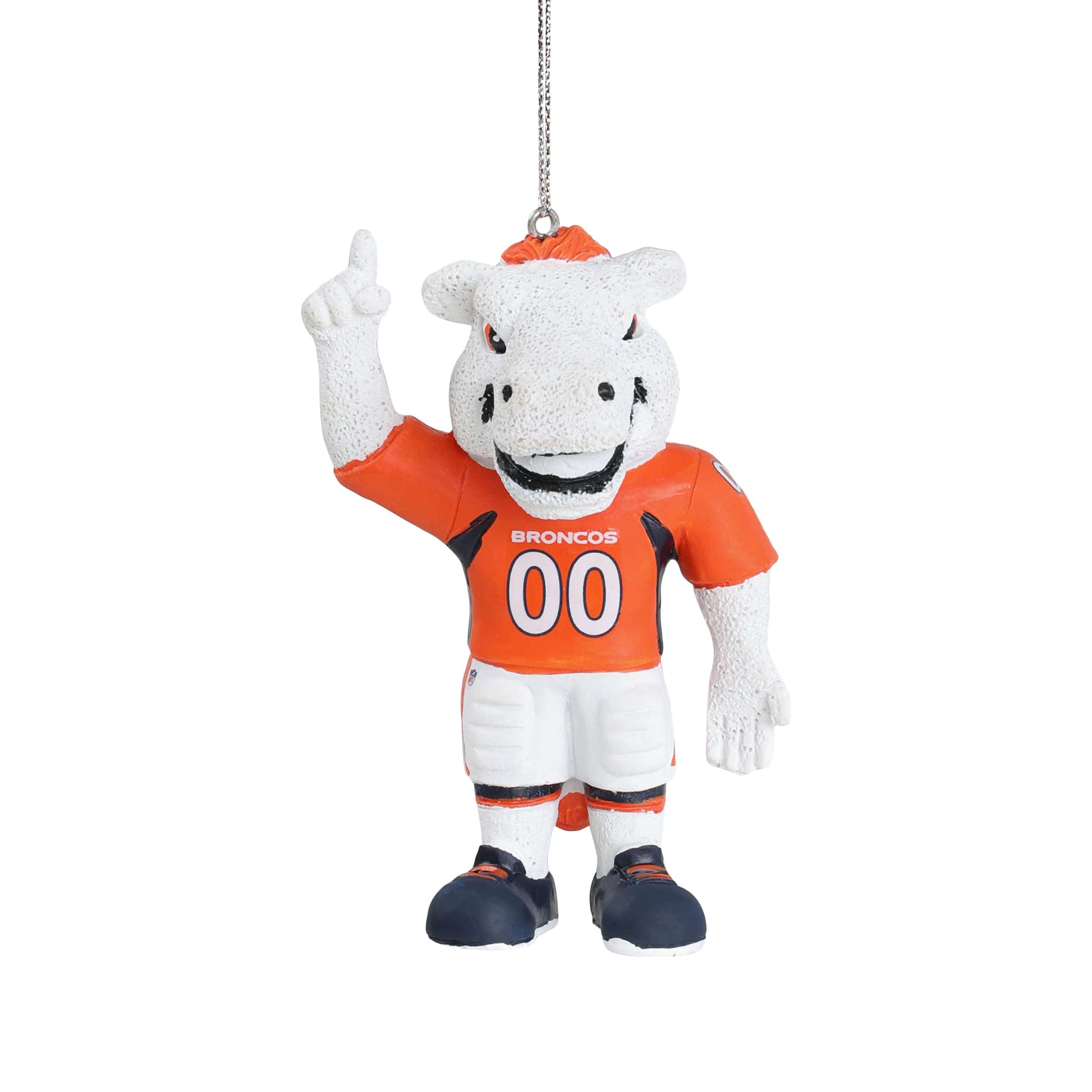 NFL Licensed Denver Broncos Team Dog Ornament (Shepherd)