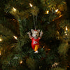 Kansas City Chiefs NFL KC Wolf Mascot Ornament