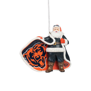 Chicago Bears Photoprint Santa Ornament
