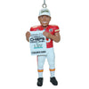 Kansas City Chiefs NFL Patrick Mahomes Super Bowl LIV Champions Player Ornament