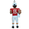 Kansas City Chiefs NFL Patrick Mahomes Super Bowl LIV Champions Player Ornament