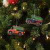 Chicago Bears NFL 2 Pack Flat Metal Truck Ornaments