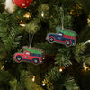 New England Patriots NFL 2 Pack Flat Metal Truck Ornaments