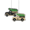 New Orleans Saints NFL 2 Pack Flat Metal Truck Ornaments