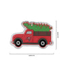 Tampa Bay Buccaneers NFL 2 Pack Flat Metal Truck Ornaments