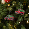 Tampa Bay Buccaneers NFL 2 Pack Flat Metal Truck Ornaments