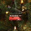 Cleveland Browns NFL Retro Bus With Tree Ornament