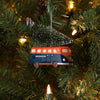 Denver Broncos NFL Retro Bus With Tree Ornament