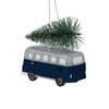 Dallas Cowboys Retro Bus With Tree Ornament