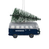 Dallas Cowboys Retro Bus With Tree Ornament