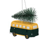 Green Bay Packers Retro Bus With Tree Ornament