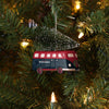 Houston Texans NFL Retro Bus With Tree Ornament