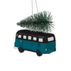 Jacksonville Jaguars NFL Retro Bus With Tree Ornament