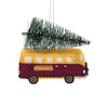 Washington Commanders NFL Retro Bus With Tree Ornament