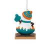 Miami Dolphins NFL Smore On Ball Ornament