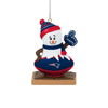 New England Patriots NFL Smore On Ball Ornament