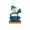 Seattle Seahawks NFL Smore On Ball Ornament