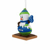 Seattle Seahawks NFL Smore On Ball Ornament