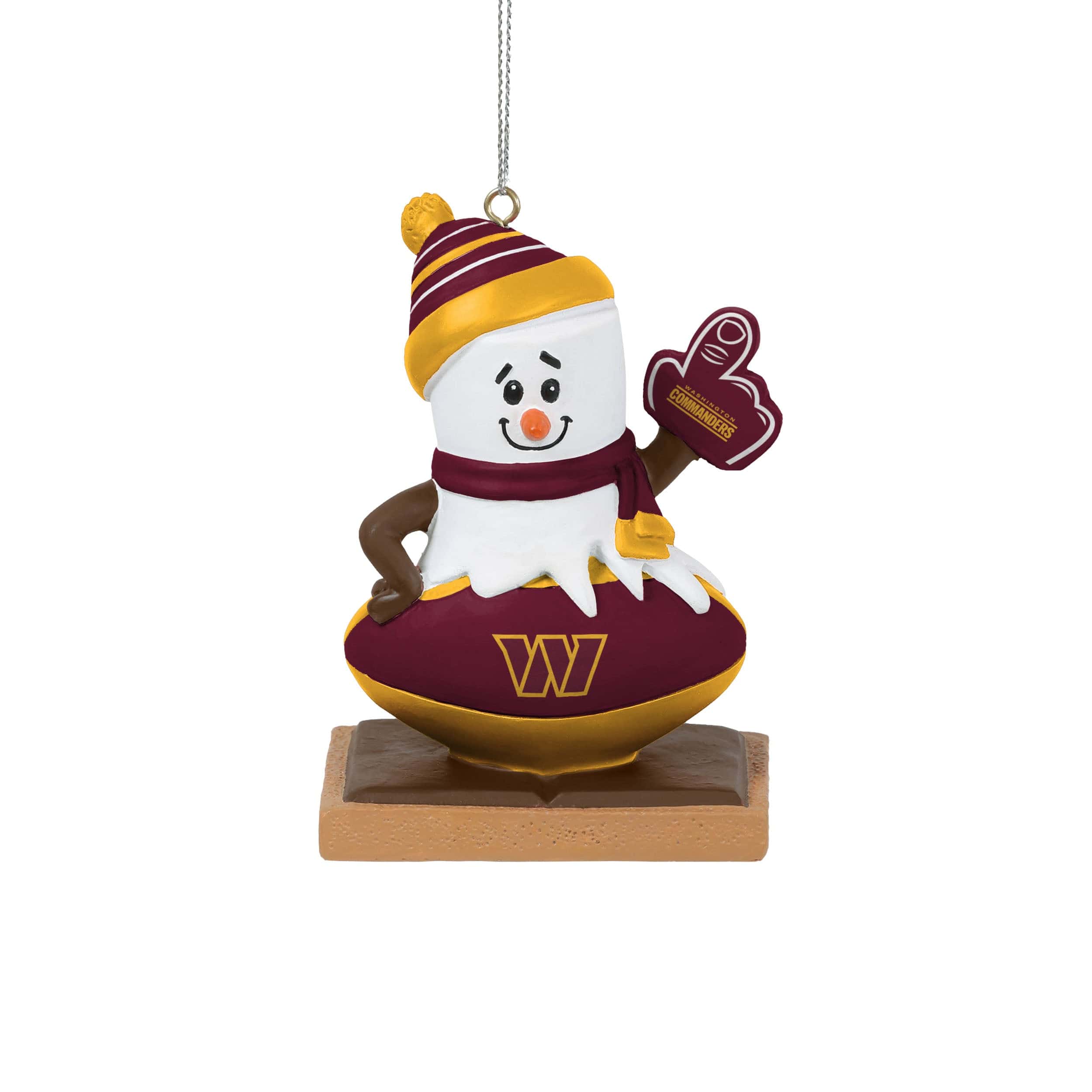 Washington Commanders Tree With Hat Ornament