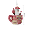 San Francisco 49ers NFL Smores Mug Ornament