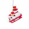 Kansas City Chiefs NFL Super Bowl LVII Champions Snowmen Sledding Ornament