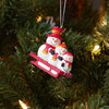 Kansas City Chiefs NFL Super Bowl LVII Champions Snowmen Sledding Ornament
