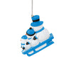 Carolina Panthers NFL Sledding Snowmen Ornament